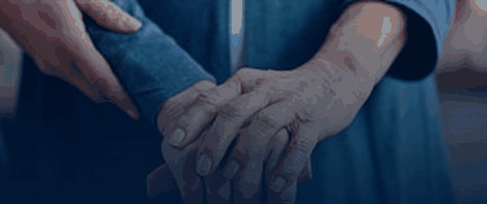 A caregiver supporting a patient at home