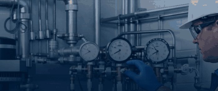 An engineer inspecting critical building systems